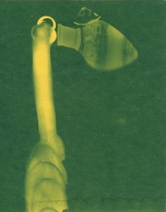 spill 12, cyanotype, 2016, 8x10 inches